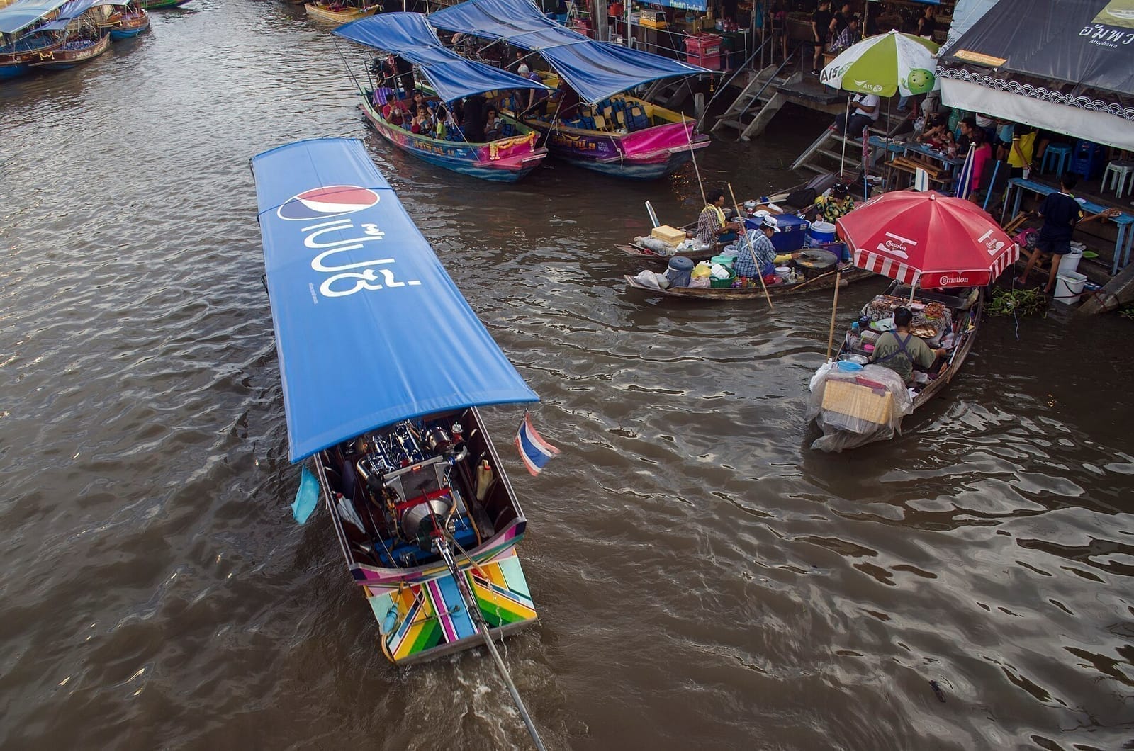แผนสายคาเฟ่ ริมคลองอัมพวา–แม่กลอง