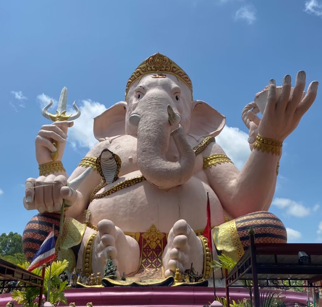 อุทยานพระพิฆเนศ นครนายก องค์ใหญ่ปางนอนเสวยสุข