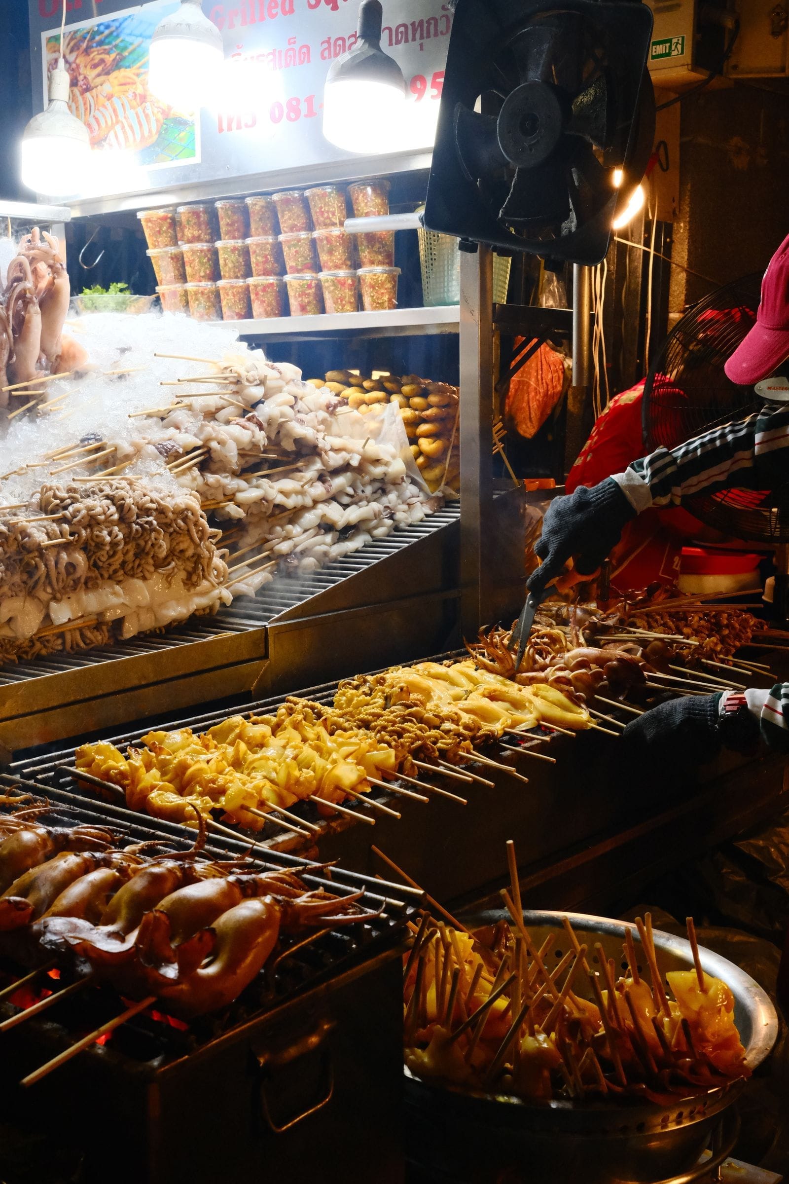 Koh Chang Night Markets Street Food on White Sand Beach