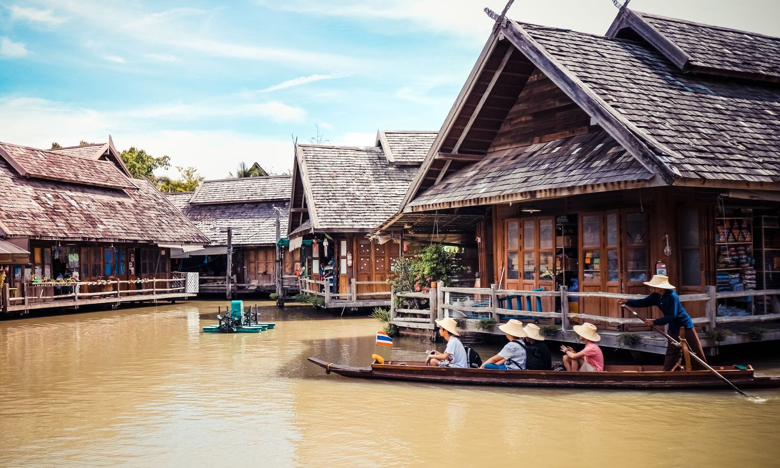 ตลาดริมแม่น้ำท่าจีน นครปฐม ดอนหวาย ท่านา ลำพญา เดินกินครบทริปเดียว
