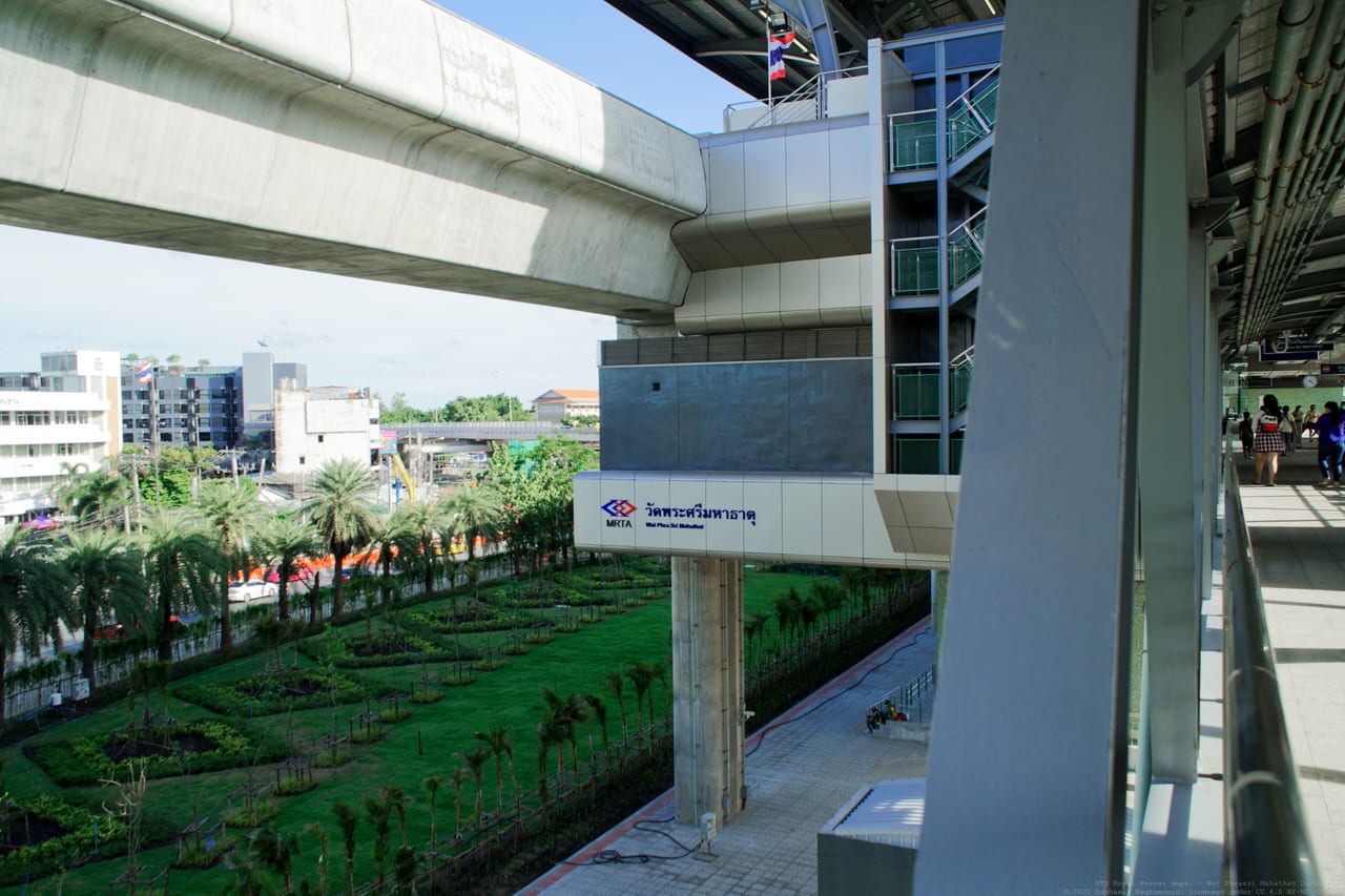 วงเวียนหลักสี่ / สถานี BTS วัดพระศรีมหาธาตุ (จุดตัดพหลโยธิน-แจ้งวัฒนะ-รามอินทรา)