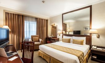 ห้องพักของ Arnoma Grand Bangkok ตกแต่งสไตล์คลาสสิก