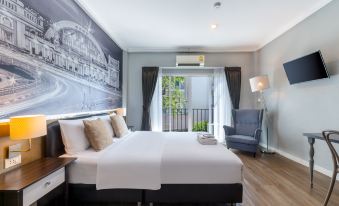 ล็อบบี้ At Hua Lamphong Hotel กรุงเทพ โทนอบอุ่นเรียบง่าย