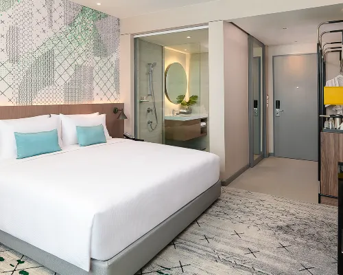 ห้องพักของ Avani Sukhumvit Bangkok Hotel วิวสกายไลน์กรุงเทพ