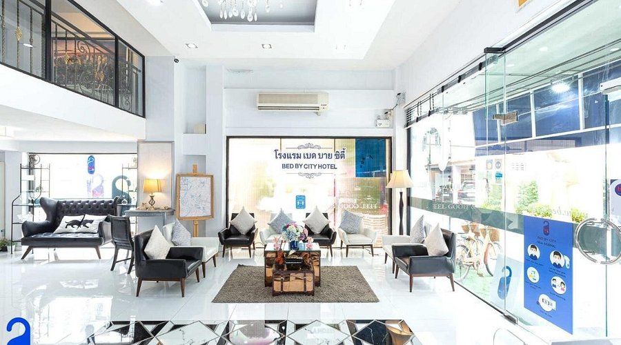 ห้องพักสะอาดและกะทัดรัดของ Bed By Sam-Yan Bangkok สไตล์บูติกเรียบง่าย ย่านสามย่าน