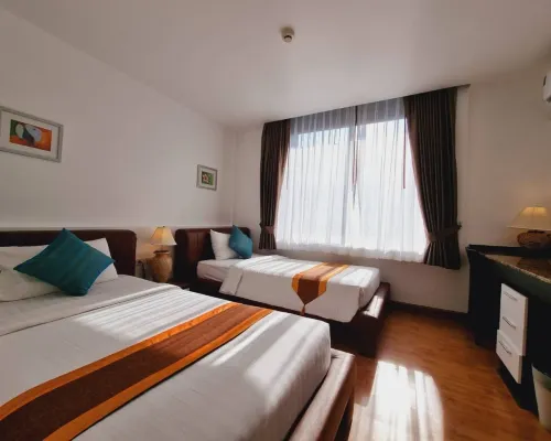 มุมห้องพัก The Bedrooms Boutique Hotel ซอยสุขุมวิท 77 ย่านอ่อนนุช กรุงเทพ