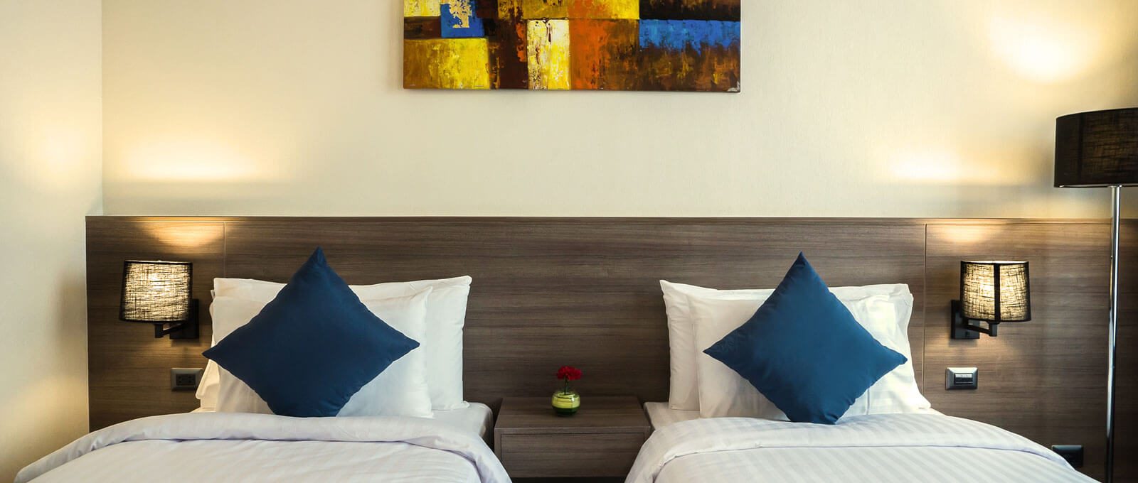 ห้องพัก Superior Twin ของ Best Western Plus Wanda Grand Hotel แจ้งวัฒนะ ตกแต่งสไตล์ร่วมสมัย