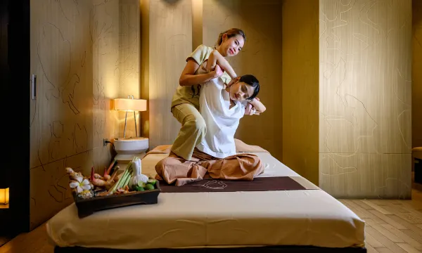 ห้องสปาผ่อนคลายภายใน Centara Grand at Central Plaza Ladprao Bangkok บรรยากาศสงบ