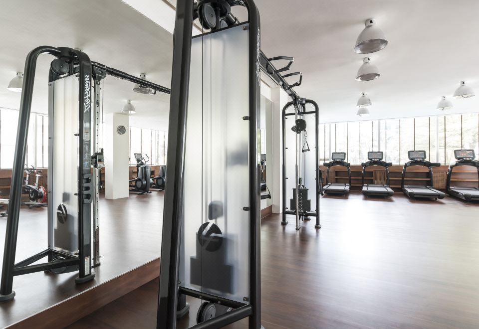 ฟิตเนสและห้องออกกำลังกายของ COMO Metropolitan Bangkok มาตรฐาน 5 ดาว