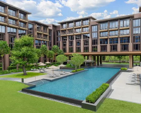 Modern King guest room at Courtyard by Marriott Bangkok Suvarnabhumi Airport, opened 2023