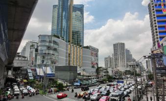 Kitchen-equipped unit at Floraville Serviced Apartments Bangkok, suited to longer stays