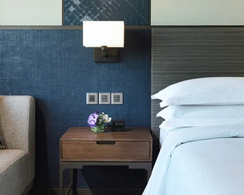 ห้องพักมาตรฐาน Deluxe King ของ Millennium Hilton Bangkok พร้อมวิวแม่น้ำ