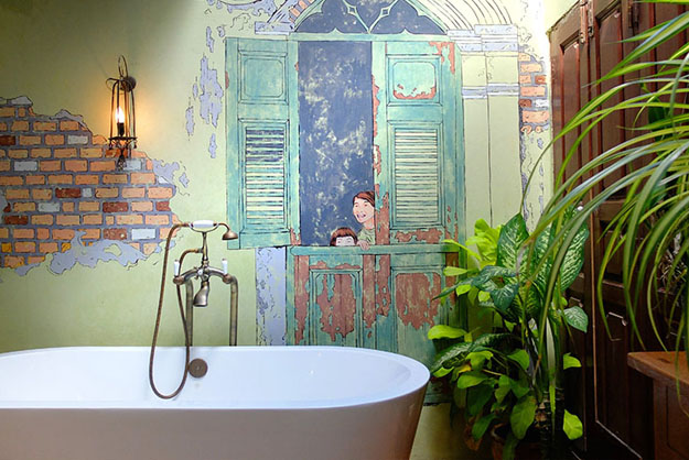 ห้องพักสไตล์เฮอริเทจ Garden Suite ของ Old Capital Bike Inn Bangkok พระนคร กรุงเทพ