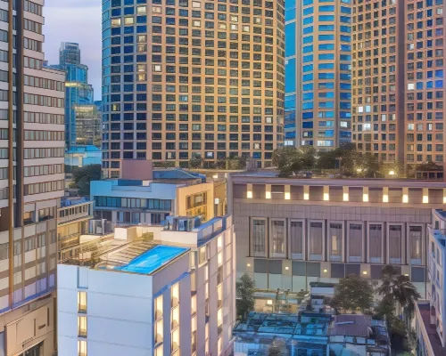 Modern clean guest room at The Quarter Ploenchit by UHG