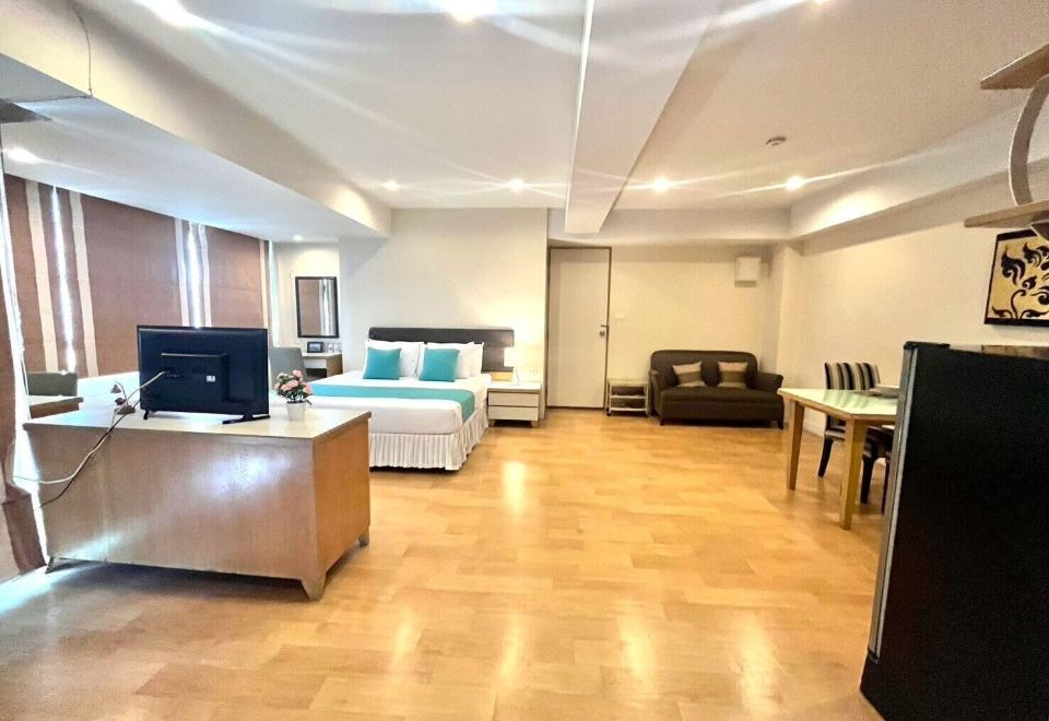 ห้องพักภายใน Sky Place Srinakarin กรุงเทพ สะอาดเรียบง่าย เหมาะพักยาว