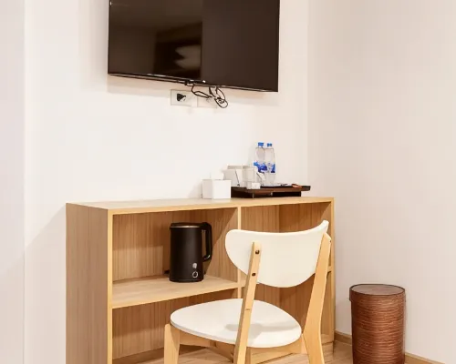 ห้องพักของ Takka Hotel Bangna กรุงเทพ สะอาด ใหม่ ตกแต่งโทนอบอุ่น