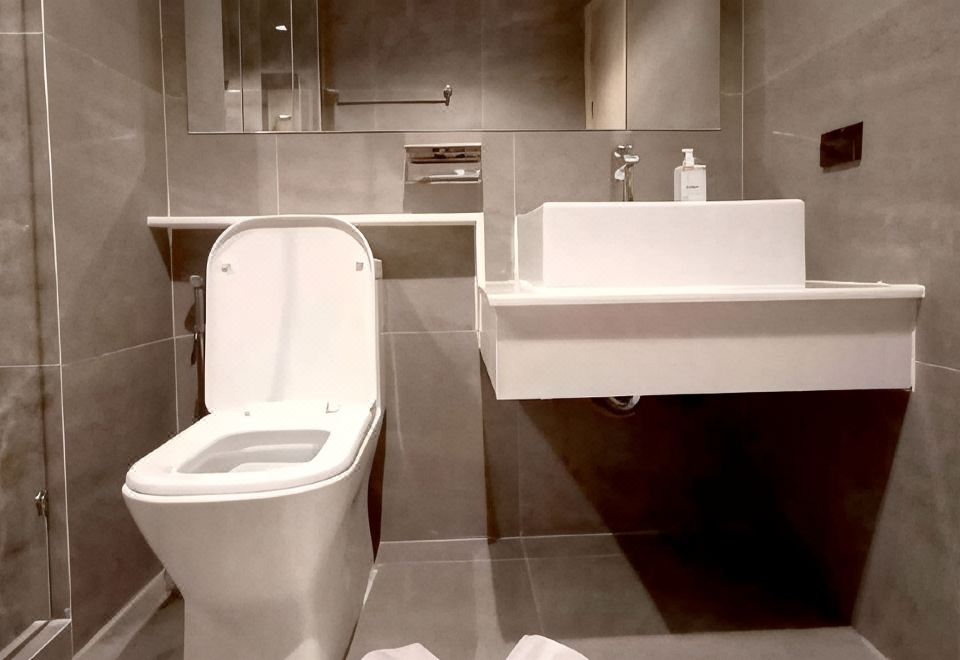Interior view at The 9 Residence Hotel, Suan Luang, Bangkok — 5-minute walk from Samitivej Srinakarin Hospital