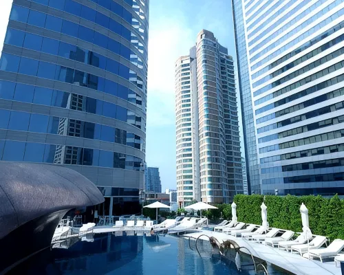 The House on Sathorn — the white European-style mansion within W Bangkok grounds