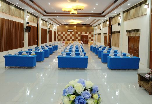 ร้านอาหารไทยริมน้ำของโรงแรม บรรยากาศมองเห็นแม่น้ำ