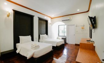 ห้องพักของ Siam River Resort ชัยภูมิ พร้อมระเบียง