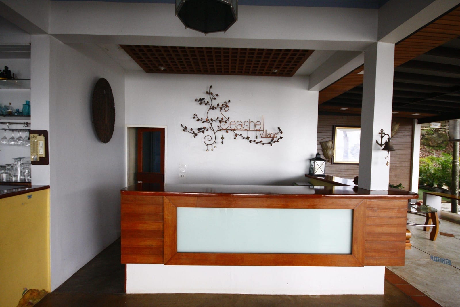 ห้องพักวิวทะเลของ Seashell Village Resort พร้อมระเบียงและงานตกแต่งโทนสบายตา