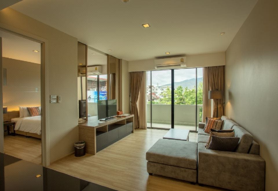 ห้องฟิตเนสของ Hyde Park Chiangmai พร้อมอุปกรณ์ออกกำลังกาย
