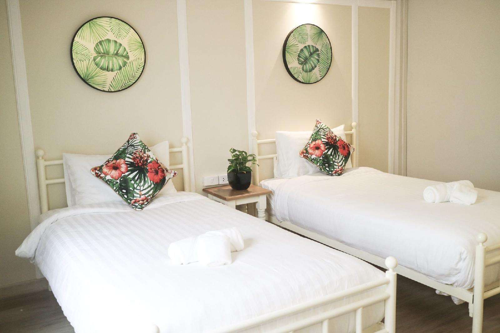 บรรยากาศบ้านโฮมสเตย์ Live n' Leaf ในย่านเมืองเก่าเชียงใหม่ ถนนสามล้าน