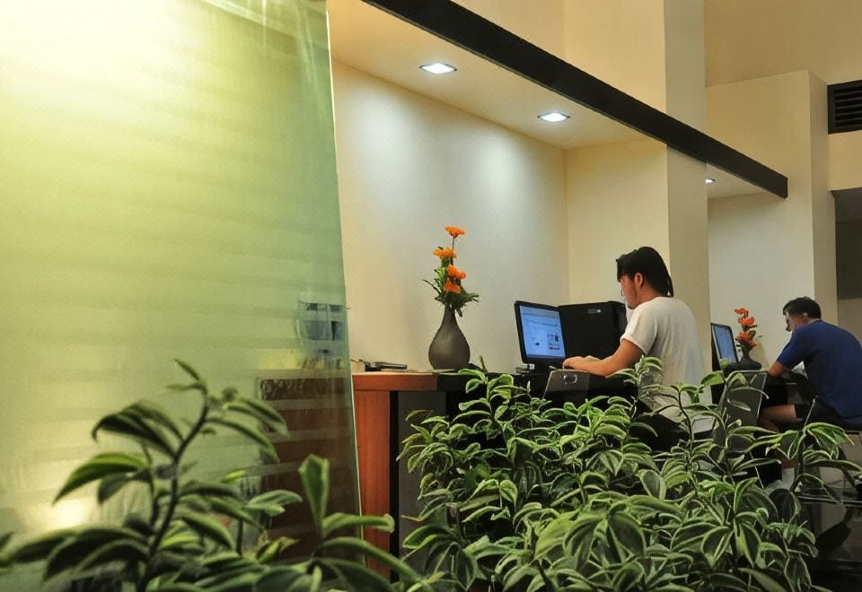 ล็อบบีและพื้นที่ต้อนรับของ Mayflower Grande Hotel Chiang Mai