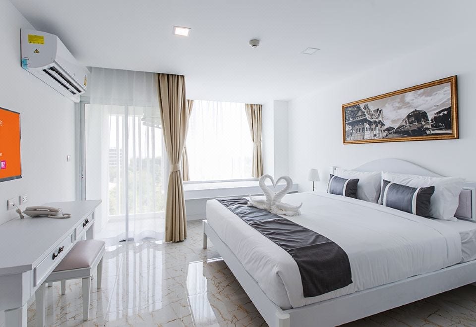 มุมห้องพักและพื้นที่ใช้สอยของ B2 หัวหิน พรีเมียร์ ที่กว้างและสะอาด