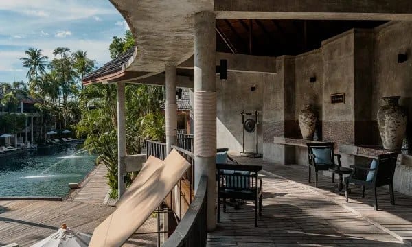 The spa and a design-led lounge corner at The Dewa Koh Chang, Koh Chang