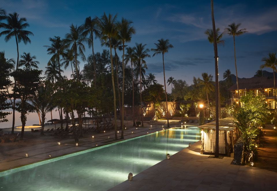A sea-facing room with a balcony looking out over Klong Prao Beach