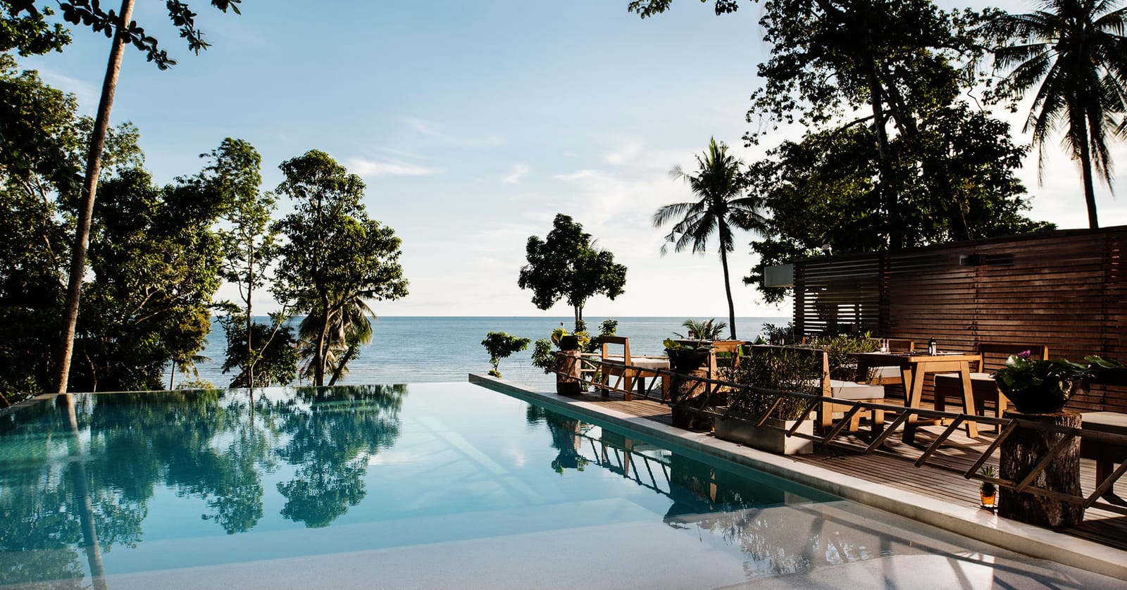 Restaurant and sunset-view terrace at Nest Sense Resort, Koh Chang