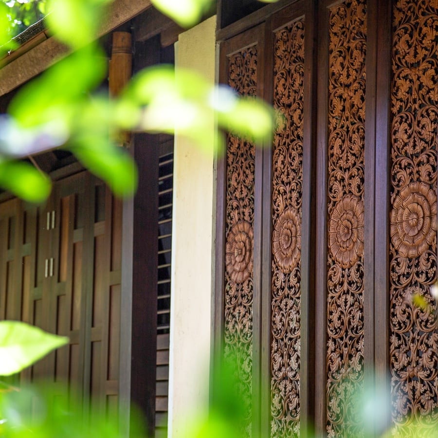 A private pool villa at Koyao Bay Pavilions with a plunge pool and a lounge sala looking out over Phang Nga Bay