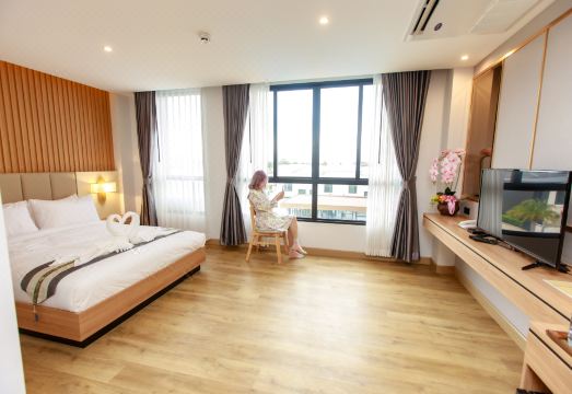 บรรยากาศภายในโรงแรม Siri Hotel Lumphun ย่านเวียงยอง