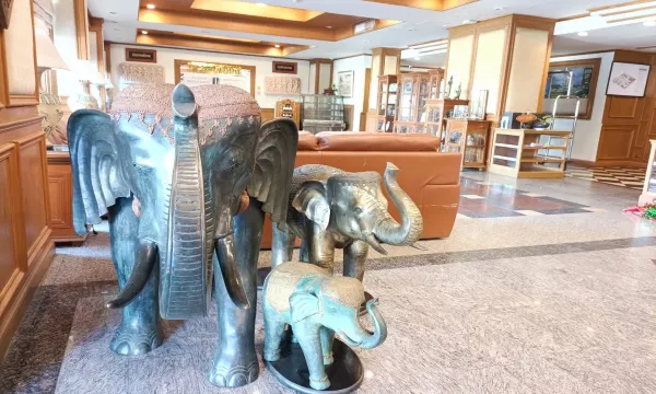 มุมสปาของ Taksila Hotel มหาสารคาม โทนไทยผ่อนคลาย