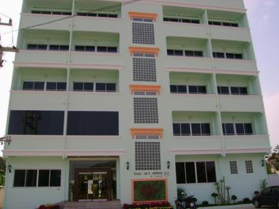 ห้องพักของ SC Residence Mukdahan ตกแต่งเรียบง่าย สะอาด มีแอร์และทีวี