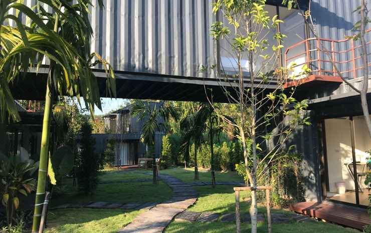เทอร์เรซและสวนของ HiddenBOX บรรยากาศเงียบสงบ นครนายก