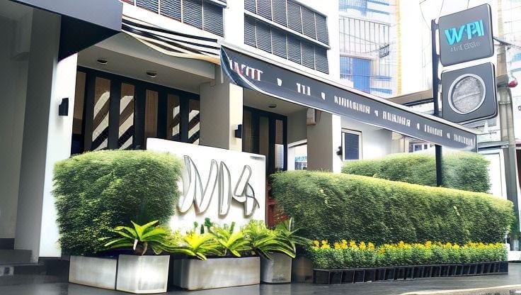 ห้องพักของ W14 Pattaya ตกแต่งสไตล์โมเดิร์น เตียงใหญ่ และห้องน้ำกระจก