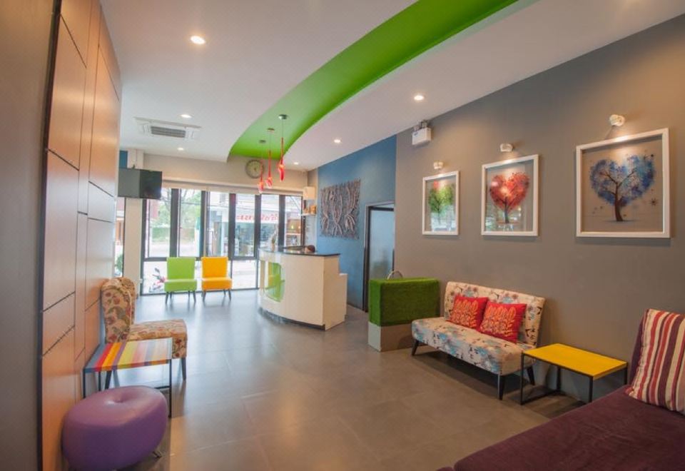ห้องพักบูทีคของ The Cozy Nest Boutique Rooms พะเยา ตกแต่งโทนสีอบอุ่น