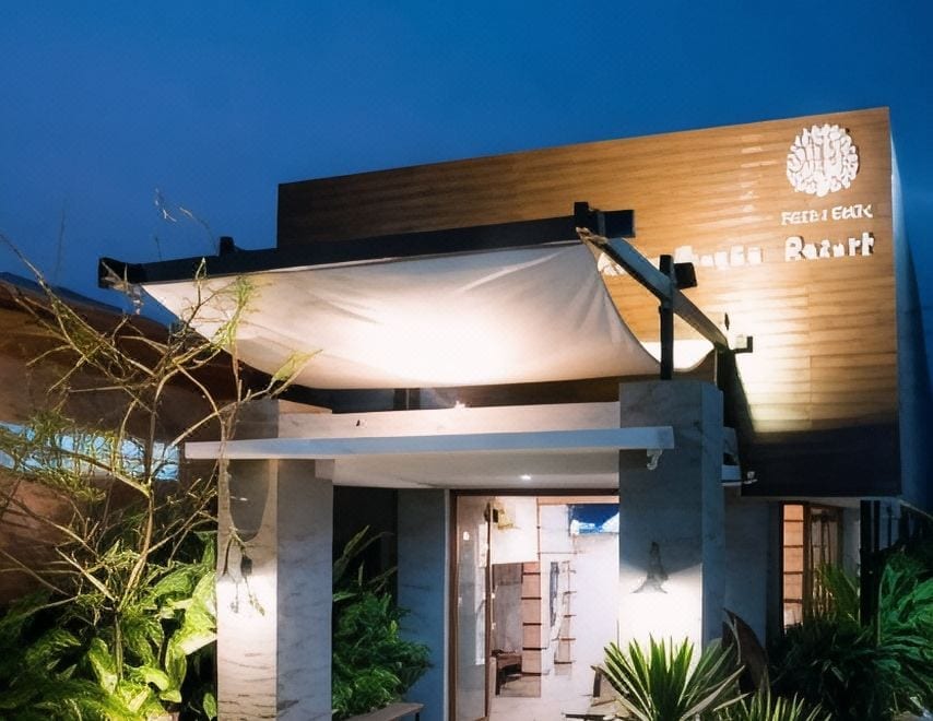 บรรยากาศโซนสวนและที่นั่งของ Kallapangha Resort กัลปังหา รีสอร์ท คลองวาฬ ประจวบคีรีขันธ์