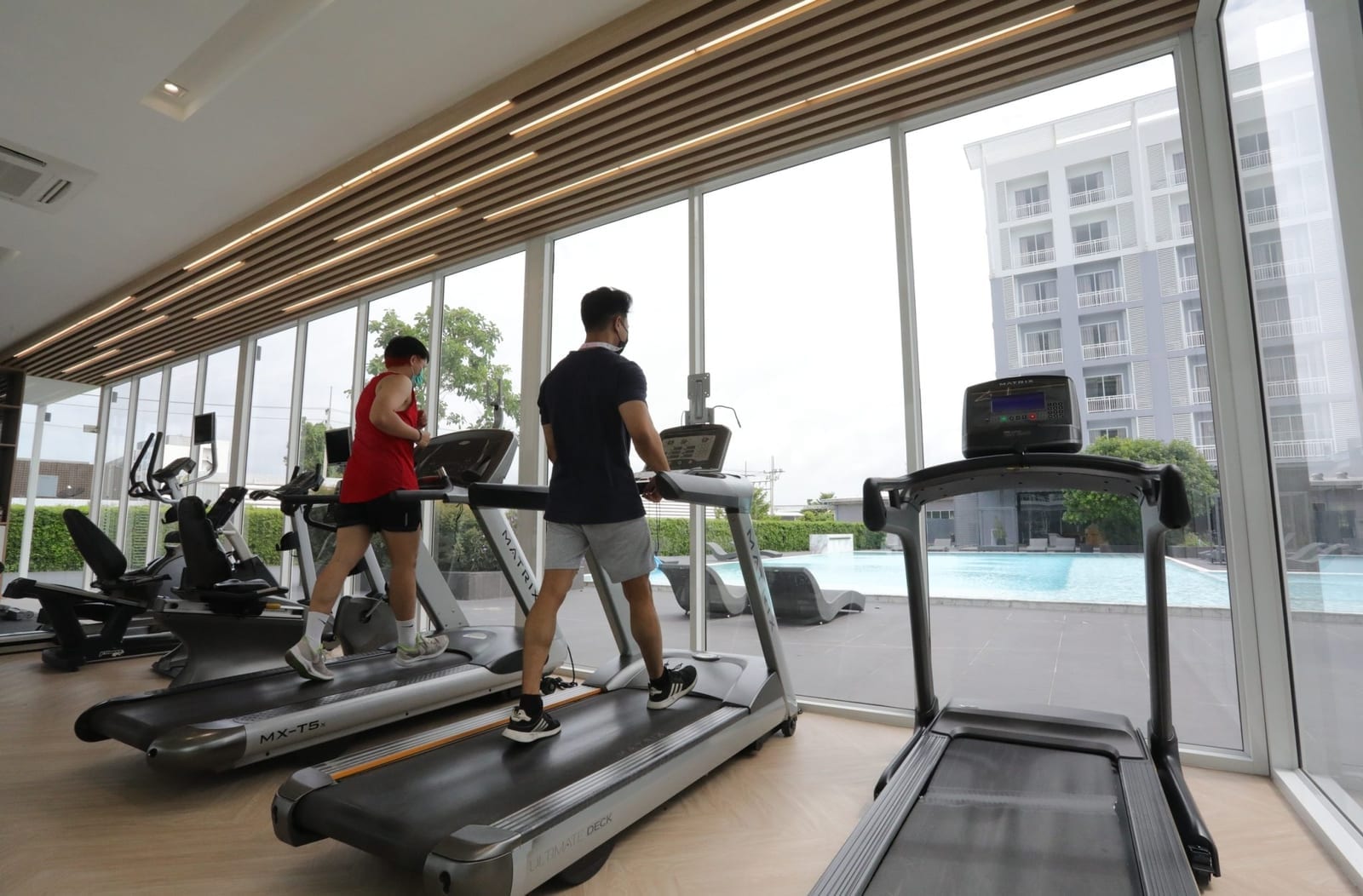 ฟิตเนสและสิ่งอำนวยความสะดวกภายใน Golden City Rayong Hotel