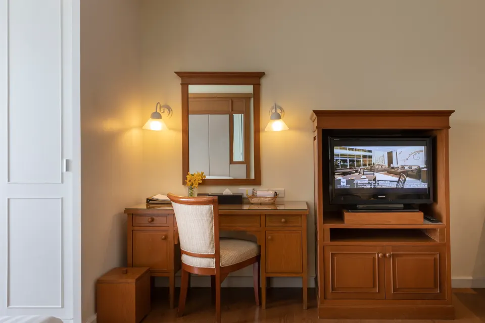 ห้องพักสไตล์เซอร์วิสอพาร์ตเมนต์ของ Kameo Grand Rayong พร้อมมุมครัวในตัว