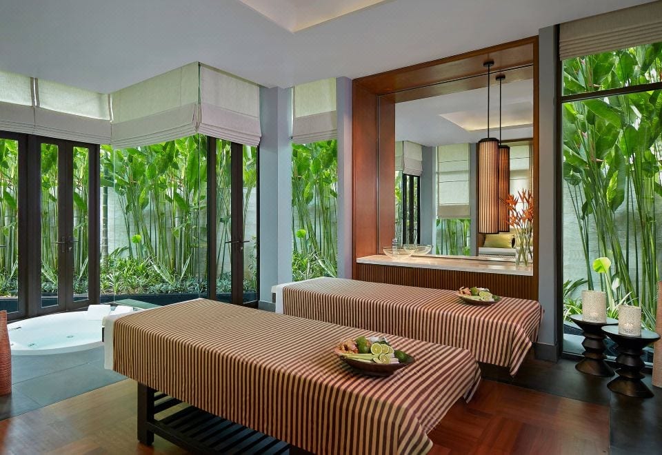 ห้องทรีตเมนต์ Quan Spa ของ Rayong Marriott ตกแต่งโทนอบอุ่นเพื่อการผ่อนคลาย