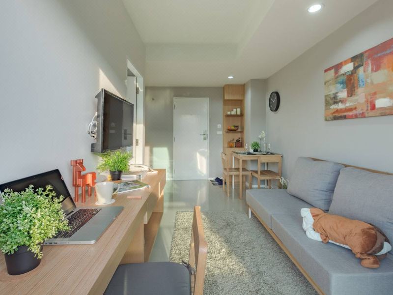 ห้องพักตกแต่งใหม่กว้างขวางของ Thongchen Residence สมุทรสาคร