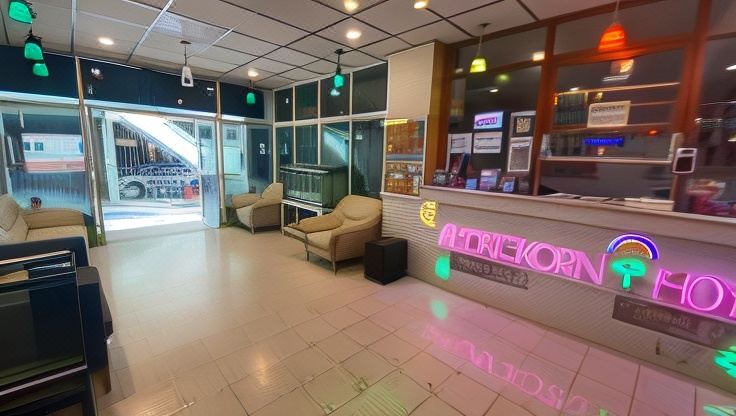 มุมบาร์/คาเฟ่ด้านหน้า Alongkorn Hotel by SB