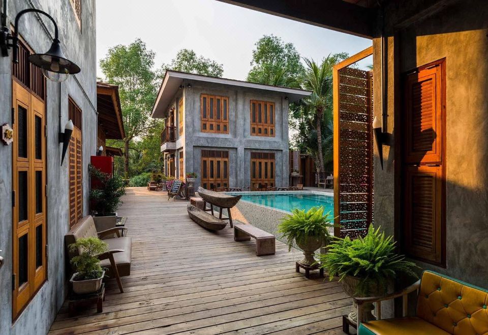 ห้องพักสไตล์วินเทจลอฟท์ของเรือนเสน่หา House of Passion อัมพวา