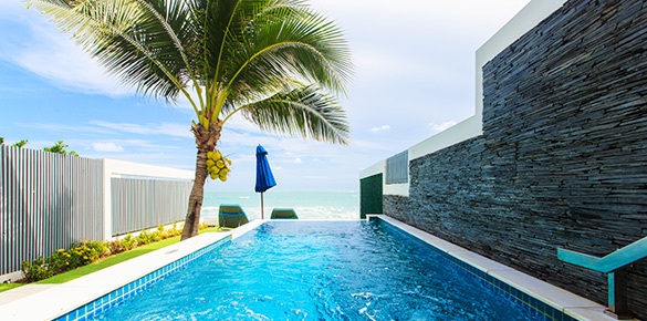 Ocean Pool Villa ห้องพักพร้อมสระส่วนตัวมองออกทะเลของ Samui Resotel Beach Resort