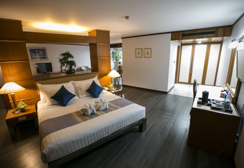ห้องพักของ Friday Hotel อุตรดิตถ์ เตียงใหญ่ พื้นที่กว้าง
